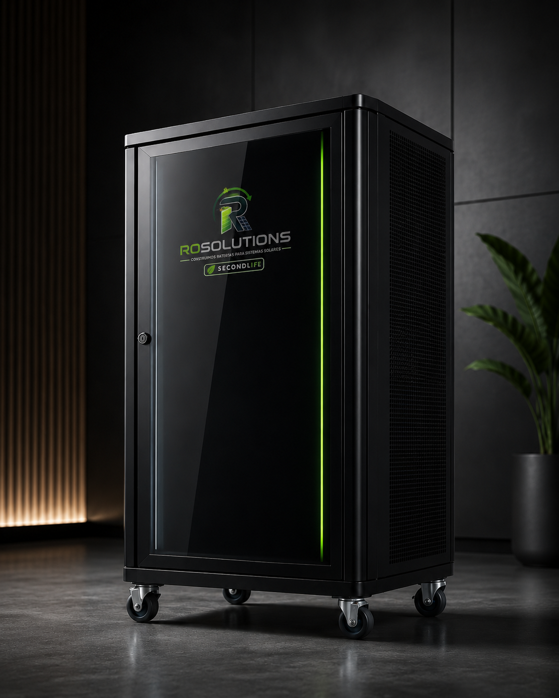 Sistema de armazenamento ROEnergy em bastidor fechado