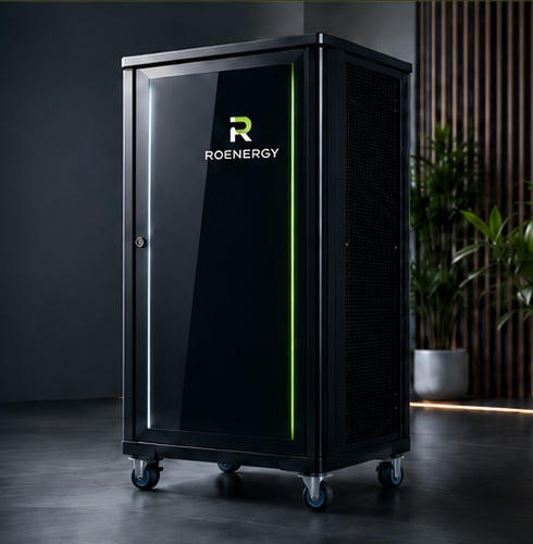 Sistema de armazenamento ROEnergy em bastidor fechado